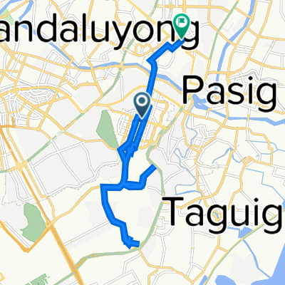 32nd Street, Taguig to Camino Verde Road, Pasig