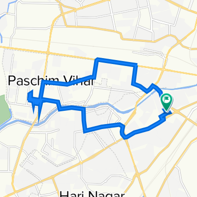 16 October first time 21km moti nagar to paschim vihar