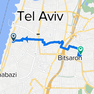 בן יהודה 49, תל אביב to הפלמ"ח 1, גבעתיים