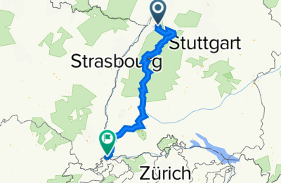 Route in der Bikemap App öffnen
