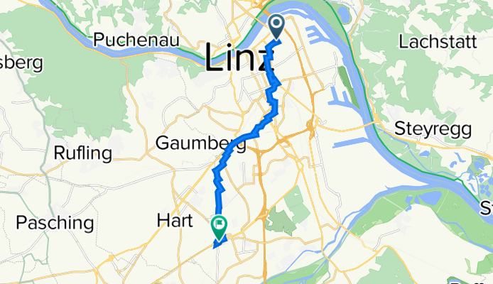 Holzstraße 22, Linz nach Salzburger Straße 293, Linz