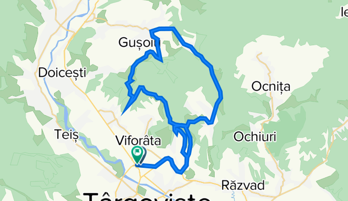 Târgoviște to DN72, Târgoviște