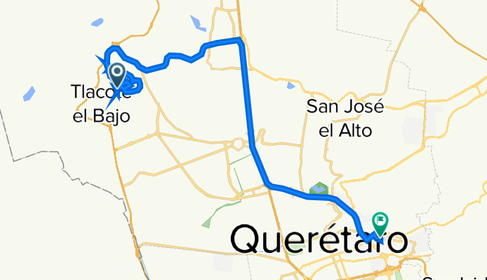 Querétaro a Calle Loma de Landa 31, Querétaro