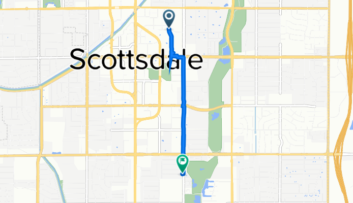 4310 N 75th St, Scottsdale to 7544 E Princeton Ave, Scottsdale