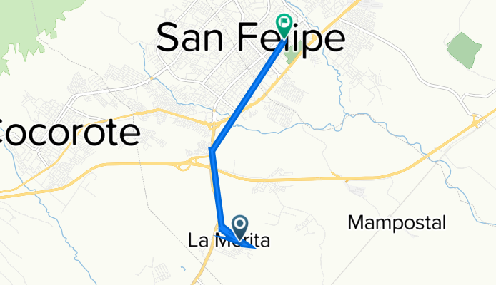 De Ruta sin nombre a 87Q8+Q64, San Felipe