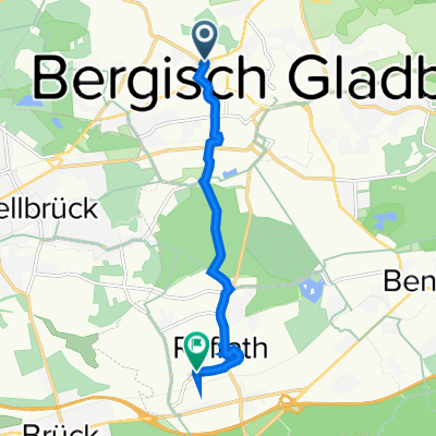 Paffrather Straße 208, Bergisch Gladbach nach Vürfels 63, Bergisch Gladbach