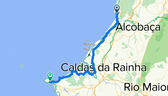 Praça Sousa Oliveira 3, Nazaré to Largo Bispo de Mariana 2, Peniche