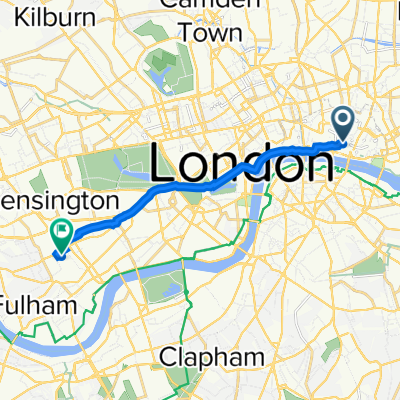 37A Walbrook, London to 1 Lillie Square, London