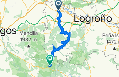 Route in der Bikemap App öffnen