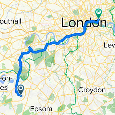 3 Common Road, Esher to 19 Camomile St, London
