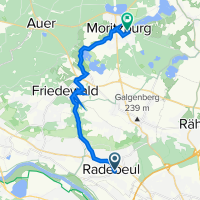 Route nach Dardanellenweg 7, Moritzburg