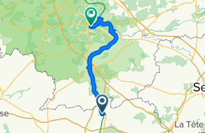 Route in der Bikemap App öffnen