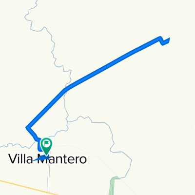 De 9 de Julio, Villa Mantero a Paraná, Villa Mantero