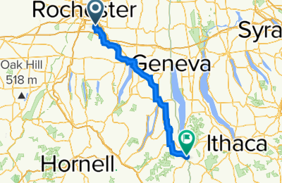 Route in der Bikemap App öffnen