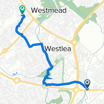 Manresa, Wootton Bassett Road, Swindon to 3 Dennis St, Swindon