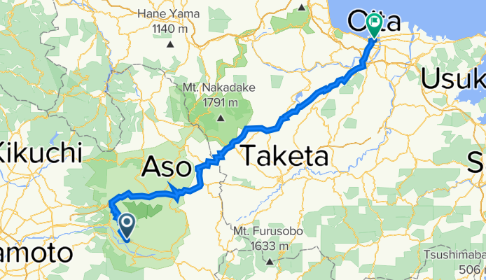 Mount Ato to Oita