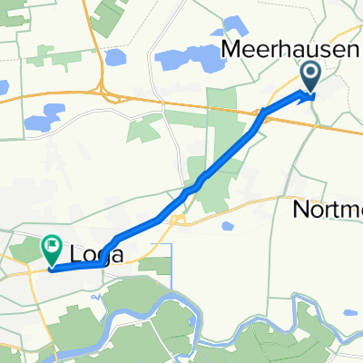 Immegastraße 14, Brinkum nach Hauptstraße 68, Leer (Ostfriesland)