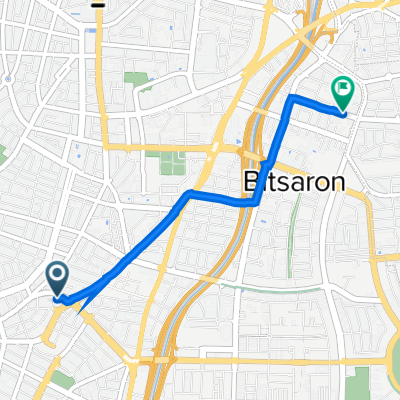 הרכבת 20, תל אביב to עמק ברכה 35, תל אביב