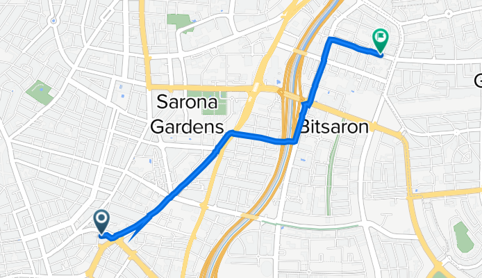 הרכבת 20, תל אביב to עמק ברכה 35, תל אביב