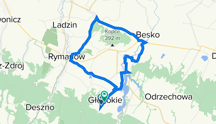 Głębokie 242A, Głębokie do Głębokie 180, Głębokie