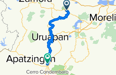Route in der Bikemap App öffnen