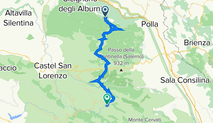 Via Silente Alburni 3 gg 1 tappa Petina - Piaggine