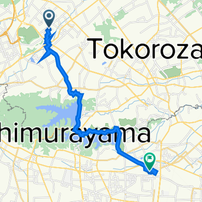 上藤沢424-55, 入間市 to 富士見町, 東村山市