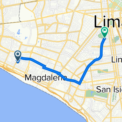 De Margarita Praxedes 145, San Miguel a Avenida General Salaverry 583, Jesús María