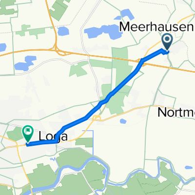 Immegastraße 14A, Brinkum nach Hauptstraße 70, Leer (Ostfriesland)