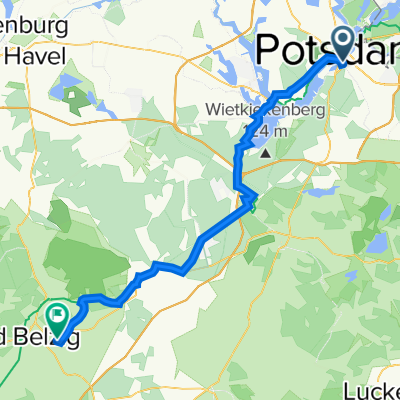 Potsdam nach  Bad Belzig