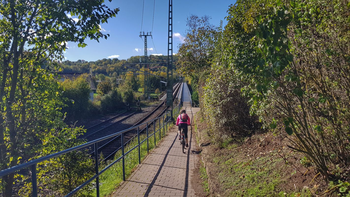 am Neckar runter und wieder rauf