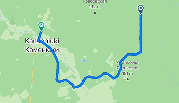 Каменюкский до Р83, Каменюкский