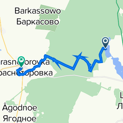 Зеленоградский муниципальный округ до Центральная улица, 8, посёлок Приозерье