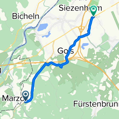Salzburger Straße 2–4, Großgmain nach Innsbrucker Bundesstraße, Wals-Siezenheim