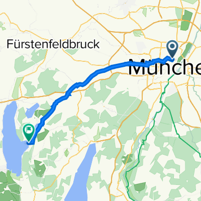 Munich to Herrsching/Ammersee