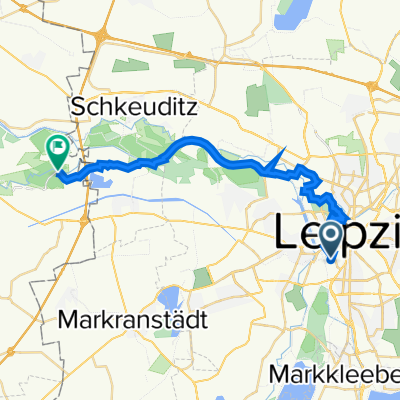 Mitte, Leipzig nach Burgauenstraße 49, Leuna