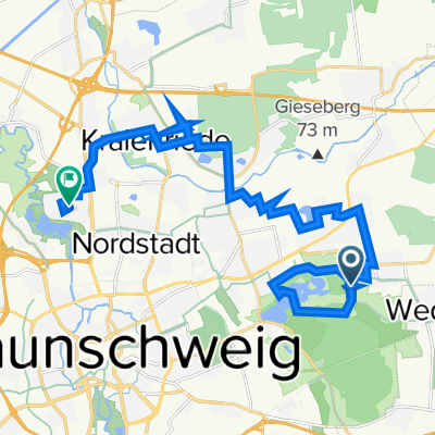 Lindenallee 22, Braunschweig nach Am Schwarzen Berge 62A, Braunschweig