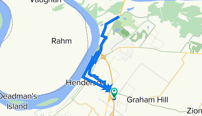 97 S Arlington Dr, Henderson to 91 S Arlington Dr, Henderson