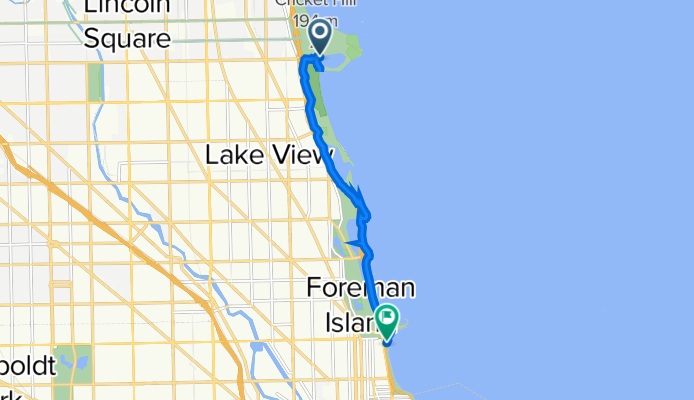 Clarendon Park, Chicago to Lakefront Trail, Chicago