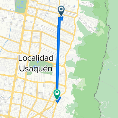 De Carrera 8f Bis A 159b-35, Bogotá a Avenida Alberto Lleras Camargo 117 -15, Bogotá