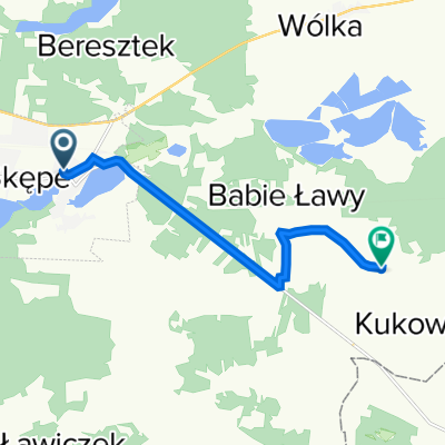 Kolejowa 4, Skępe do Czermno Kolonia 17