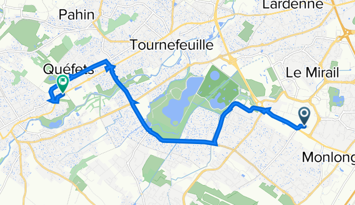 De Rue Paulin Talabot 16, Toulouse à Rue Bernadet 11, Plaisance-du-Touch