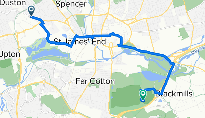 51 Duston Road, Northampton to Eagle Dr, Northampton