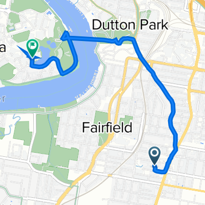 23 Norman St, Annerley to Staff House Rd, St Lucia