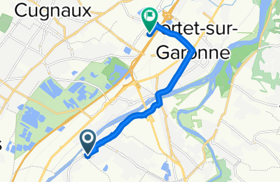 Route in der Bikemap App öffnen