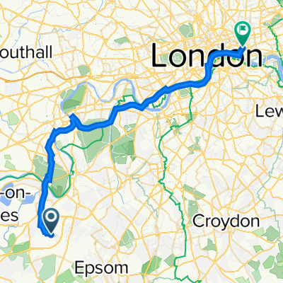 3 Common Road, Esher to 20 Camomile St, London