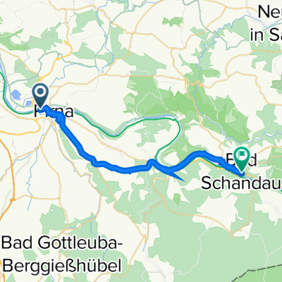 Pirna, Pirna nach Bad Schandau, Bad Schandau