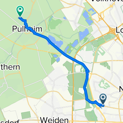 Girlitzweg 28, Köln nach Schürgespfad 26, Pulheim