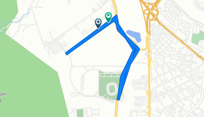 De El Bajío, Zapopan a Circuito J.V.C., Zapopan