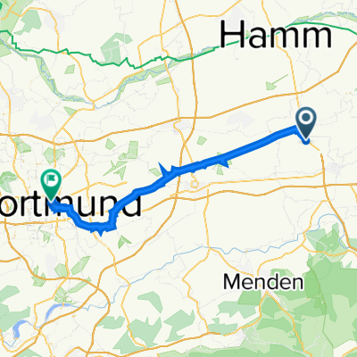 Werl via Wasserschloss to Dortmund